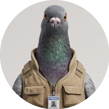 Scoop, Field reporter · pigeon
